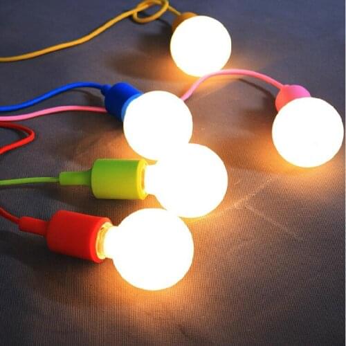 Clothing Store Color Single Head Small Pendant Lamp Cafe Lamp Cafe Hall Lamp Personality Led Lighting luminaire suspendu