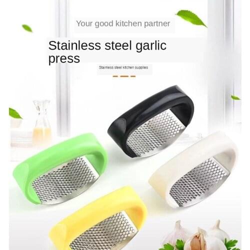 Stainless Garlic Press Manual Garlic Press Device Kitchen Household Press Squeezer Ginger Garlic Tools Kitchen Accessories