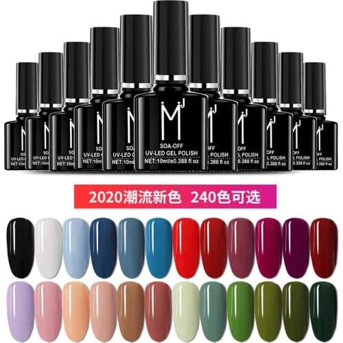 Gel Polish 12 colors Set All For Manicure Semi Permanent Vernis top coat UV LED Gel Varnish Soak Off Nail Art Gel Nail Polish