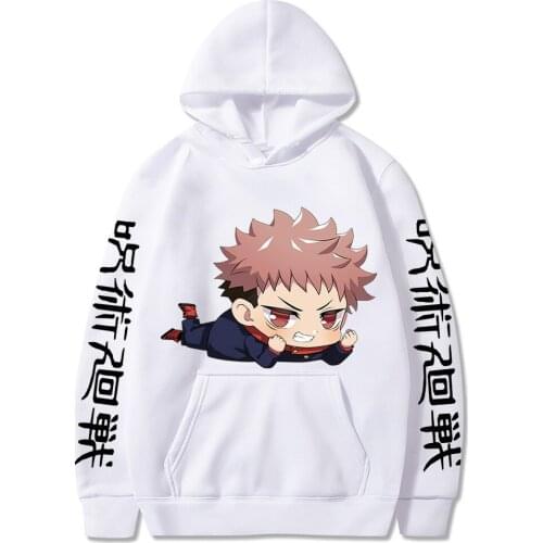 Jujutsu Kaisen Unisex Sweatshirt Women Cool Fashion Casual Hooded Print Hooded Harajuku Hip Hop Female Tops