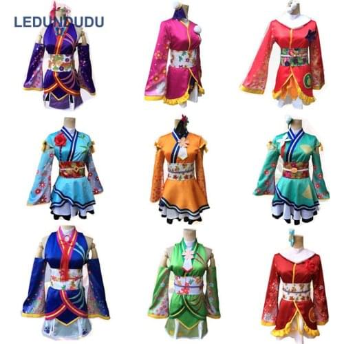 Love live Kaguya no Shiro de Odoritai Theatrical Cosplay Minami Kotori Angelic Angel Nico Maki Start Dash Dress Uniform Costumes