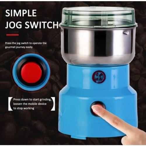 Kitchen Stainless Steel Electric Herbs Spices Nuts Grains Coffee Bean Grinder Mill Grinding DIY Tool Flour Powder Pepper Crusher