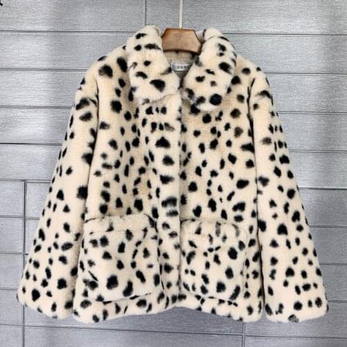 LIUJ QM Fur Coats With Collar