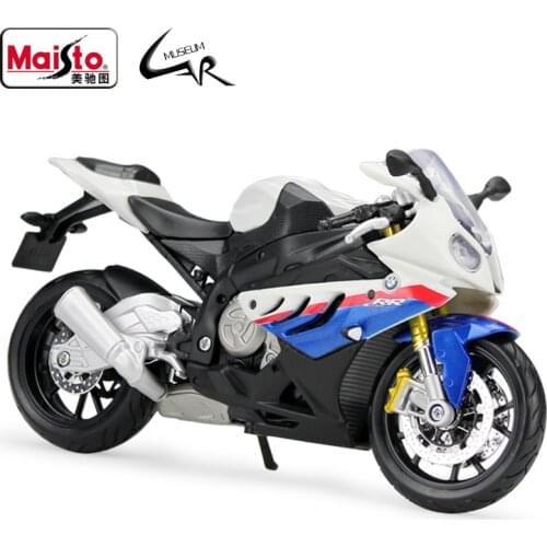 Maisto 1:12 BMW S1000RR Metal Diecast Scale Model Motorcycle Kit Display Collections Gift Toy