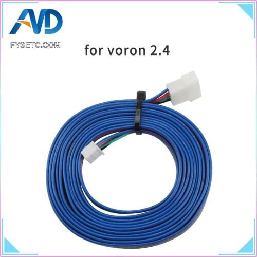 FYSETC Voron 2.4 XH2.54 4P Motor Extension Cord Male To Female 2M 3D Printer Cable 3D Printer Accessories
