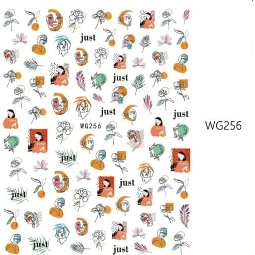 Cartoon character 3D Back glue Nail decal Nail sticker Nail decoration Nail art Nail tool Nail ornament