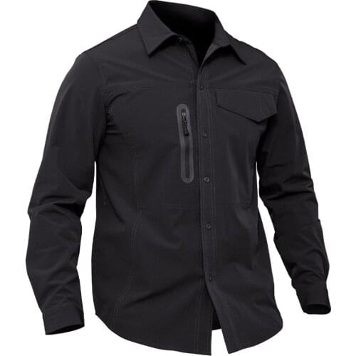 Shanghai Story Tactical Military men shirt breathable Anti UV male quick dry shirt Long sleeve spring size M-3XL Asian Size