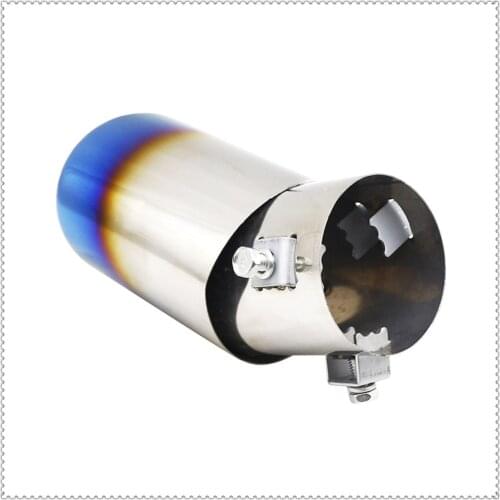 Car Exhaust Muffler Tip Round Stainless Steel Pipe for BMW F80 M3 E46 E39 320si 630i E34 750i 330i 325i