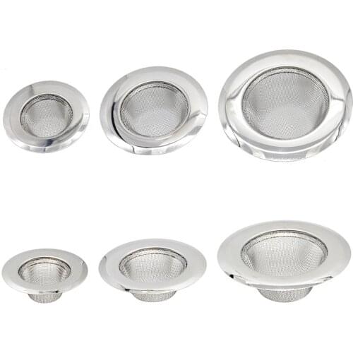 Stainless Steel Bathtub Hair Catcher Stopper Kitchen Sink Strainer Floor Drain Shower Drain Hole Filter Evier tapon fregadero co