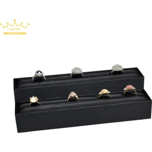 Earrings Ring Organizer Stand Display for Ring Ear Slots Stud Earring Storage Holder Rack