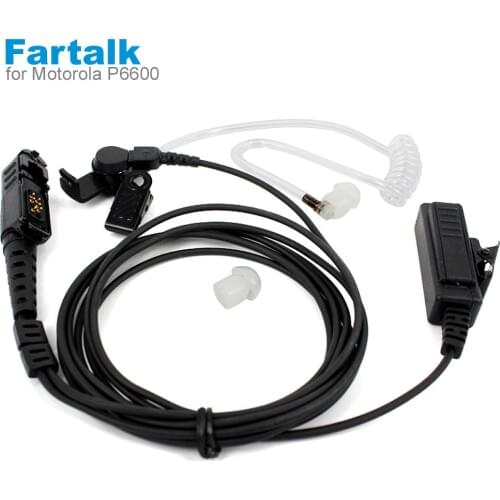 PPT Headset Earpiece For Motorola Xir P6600 P6620 XPR3300 XPR3500 MTP3250 Two Way Radio Walkie Talkie Air Acoustic Tube