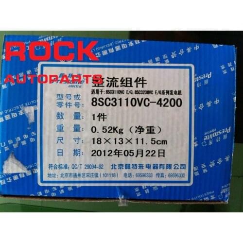 PRESTOLITE RECTIFIER 8SC3110VC-4200 FOR ALTERNATOR 8SC3110VC 8SC3238VC 28V 150A FOR BUS