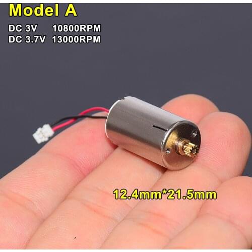 Japan Micro Mini 12mm 13mm Big Coreless Electric Motor DC 3V-12V High Speed 5-Pole Rotor Engine for Robot Control