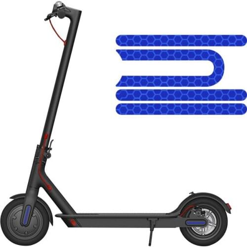 For Xiaomi M365 Reflective Scooter Sticker Reflect Light Stickers Paster Decals Night Safety Warning Sticker