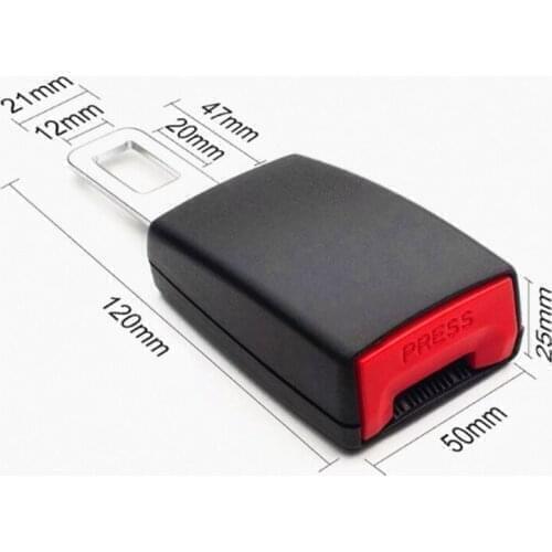 Universal Auto Car Seat Belt Fastener Extender For Lada kalina priora MG 3 5 6 7 Mg 3 ZR MG328 MG995 FOR SAAB 9-3 9-5 93 95 900