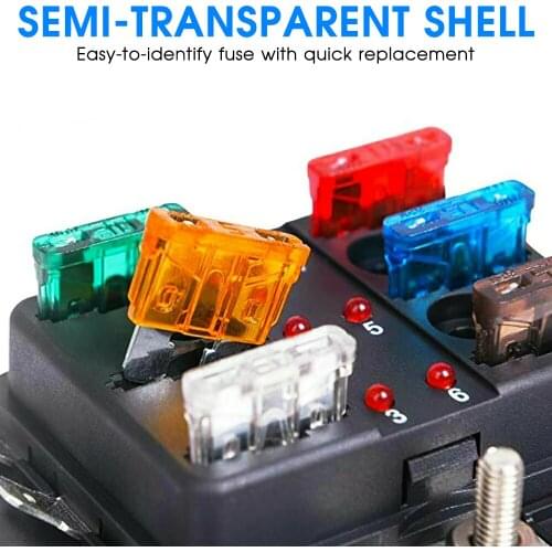 5A~40A 120pcs/220pcs/300pcs Car Insurance Insert Medium + Small + Mini Insurance Zinc Insert For Truck Motorcycle Car Insurance