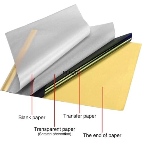 10p/5/3 Transfer Paper Tattoo A4 Size Thermal Stencil Tattoo Copier Stencil Printer Makeup Pircing Piercing Drop Shipping