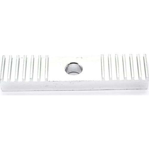 2pcs Reprap DIY GT2 Timing Belt Fixing Piece Aluminum Alloy Tooth pitch 2mm Clamp Fixed Clip 9*40mm CNC For 3 D Printer parts