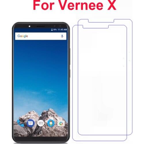 2PCS For Vernee X Tempered Glass Cover 9H 2.5D Ultra-Thin Front Phone Films Screen Protector For Vernee X Case Mobile Phone Film