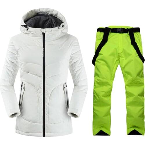 2020 High Quality Ski Jacket And Pants Snow Warm Waterproof Windproof Skiing And Snowboarding Suits Winter Ski suit Women Brand
