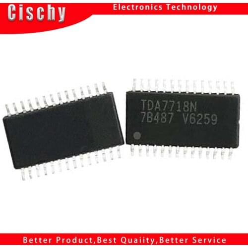 1pcs/lot TDA7718N TDA7718B TDA7718 TSSOP-28 7718N 7718 3 BAND CAR AUDIO PROCESSOR In Stock