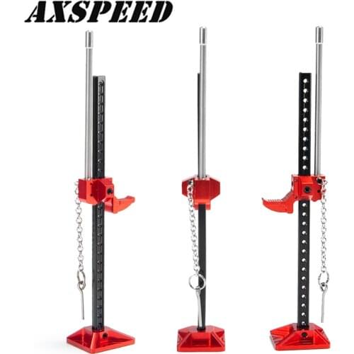 AXSPEED RC Rock Crawler Slideable Jack Tool 1:10 Metal Adjustable Accessories for Axial SCX10 RC Car Upgrade Parts