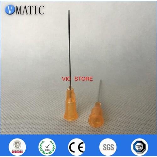 Free Shipping 100Pcs 1'' 23G Dispensing Needle Tip Oem Luer Lock Needles