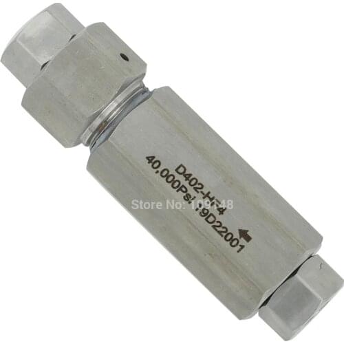 Free shipping Wellness Model : D153-LF6 15,000 PSI 3/8'' high pressure SS316 Ball check valve for burst testing machine