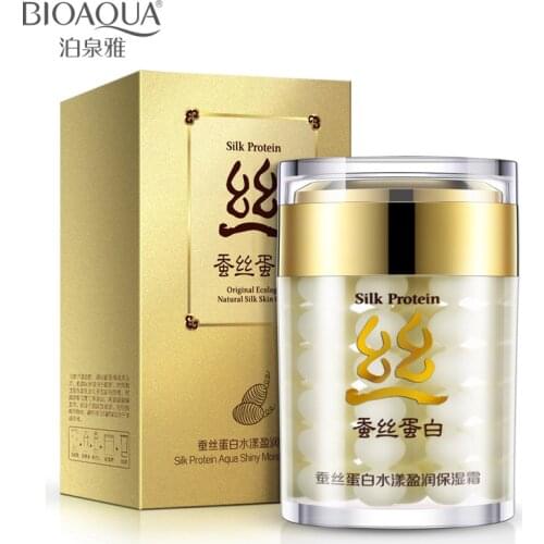 BIOAQUA Collagen Protein Moisturizer Day Cream Anti Acne Anti Wrinkle Age Silk Products Whitening Face Cream Skin Care