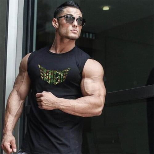 Brand Workout Cotton Mens Tank Top Gym Casual Clothing Bodybuilding Fitness Sports Fashion Sleeveless Vest Muscle Undershirt