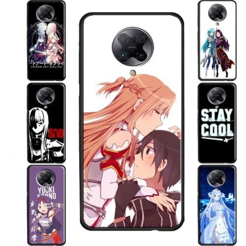 Alicization Sword Art Online Case For Xiaomi Mi POCO F2 Pro X3 F1 Mi 10 Ultra Note 10 Lite Mi 9 9T 10 Pro 8 A3 Max3