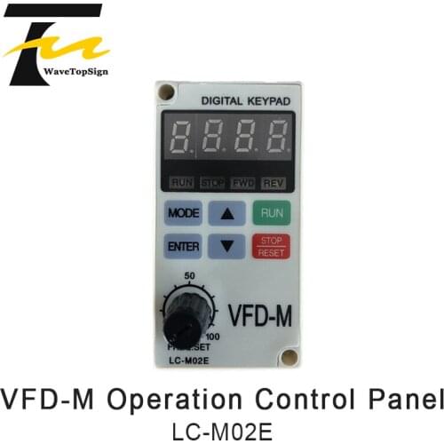 Delta Inverter VFD-M Panel 0.4KW 2.2KW 7.5KW Speed Controller LC-M02E Operation Control