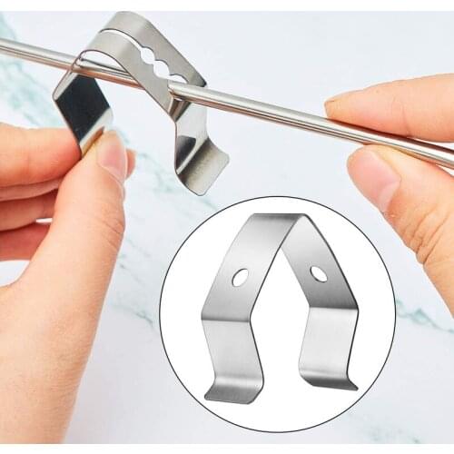 Three-Hole BBQ Probe Holder Outdoor BBQ Tool Kitchen Grill Probe Fixing Clip Kitchen Gadgets BBQ Accessories