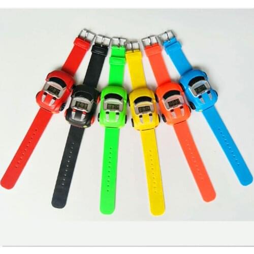 Children Watch New Cartoon Detachable Car Toy Silicone Electronic Students Kids Watch Birthday Gifts for Boys Girls Child Clock