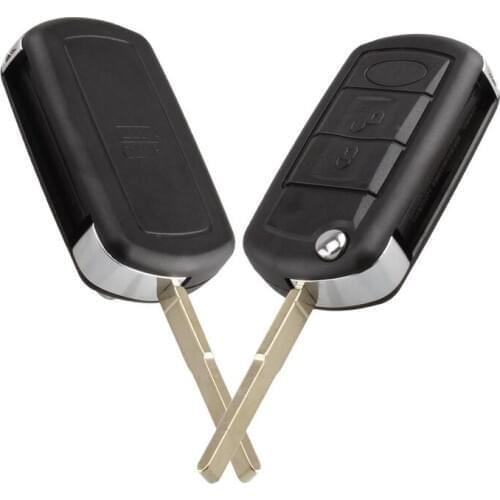 For LAND ROVER RANGE ROVER LR3 DISCOVERY SPORT FREELAND Flip Folding Remote key Shell Case 3 Button Fob Key Cover ( Two Style)