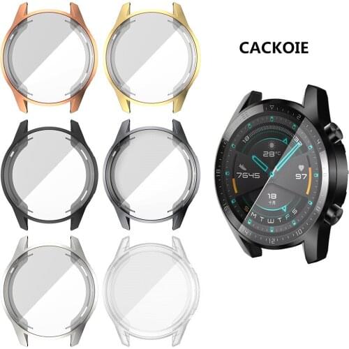For huawei watch gt 2 46mm Smart Watch gt 42mm Protection Shell Soft Tpu Scratch-resistant Light Thin Bumper Accessories
