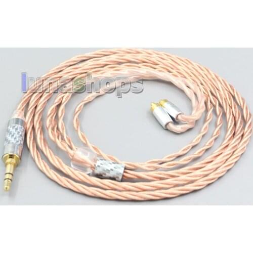 LN007197 3.5mm 4.4mm 2.5mm XLR Silver Plated OCC Shielding Coaxial Earphone Cable For Dunu dn-2002