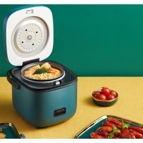 220V 200W 1.2L Mini Rice Cooker Multi-function Making Porriage Soup Non-Stick Household Cooking Machine Kitchen Appliance