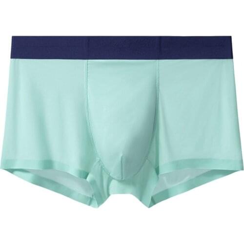 Mens Panties Underwear Boxers Male Peni Pouch Shorts Underpants Slip Man Sexy Pouch Trunks Breathable Smooth Boxershorts A30