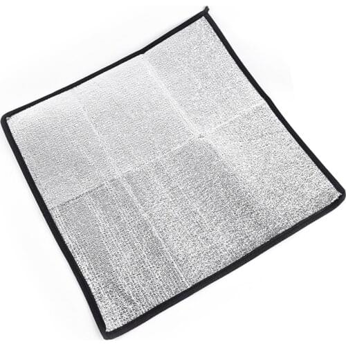 New Waterproof Aluminum Foil EVA Camping Mat Foldable Folding Sleeping Picnic Beach Mattress Outdoor Mat Pad 50*50*0.25cm