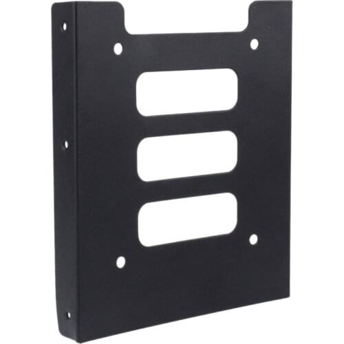 Useful 2.5 Inch Ssd Hdd To 3.5 Inch Metal Mounting Adapter Bracket Dock 8 Screws Hard Drive Holder For Pc Hard Drive Enclosure