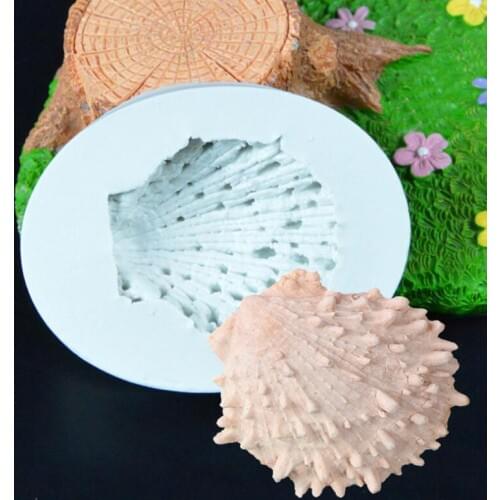 Simple Shell Shape Fondant Cake Decorating Silicone Mold DIY Chocolate Candy Handmade Soap Baking Tools