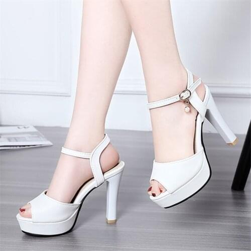 Size 32-43 Womens High Heel Sandals Gladiator Shoes Women Lady Sexy Platform Sandals Heels Summer Shoes Sandals 2020