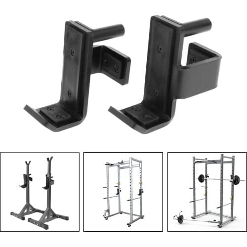 Squat Rack J Hook Safety Steel Hook Power Rack J Cup 70mm Pipe Gym Gantry Frame Fitness Squat Bench Weight Barbell Bar Bracket