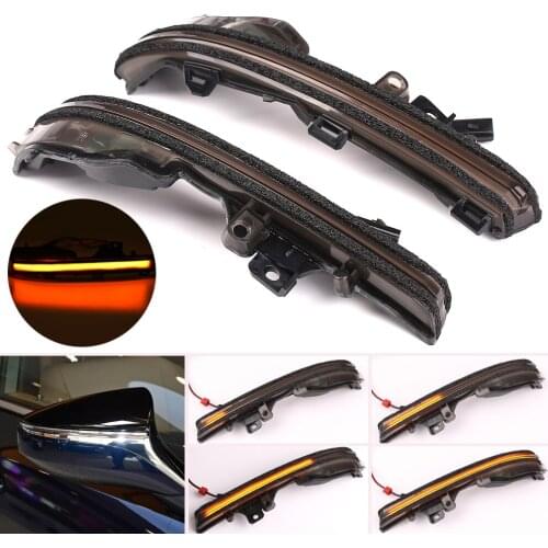 For Lexus ES XZ10 UX ZA10 RC F LC Z100 LS XF50 2019 2020 Side Rear View Mirror Indicator LED Dynamic Turn Signal Light Lamp