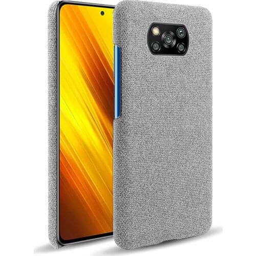 Cloth Leather For Xiaomi Mi Poco X3 Pro NFC 11 Ultra Lite 10S 11i Case Slim Retro Cloth Cover For Redmi Note 10 10S K40 Pro Capa