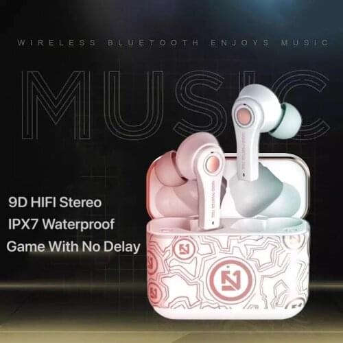 New TWS Wireless Bluetooth 5.0 Earphones Headphones 9D Hifi Stereo Sports Waterproof Earphone Headset With Microphone