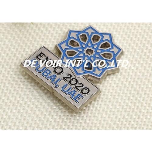 High quality custom star team basketball award soft enamel metal lapel pin