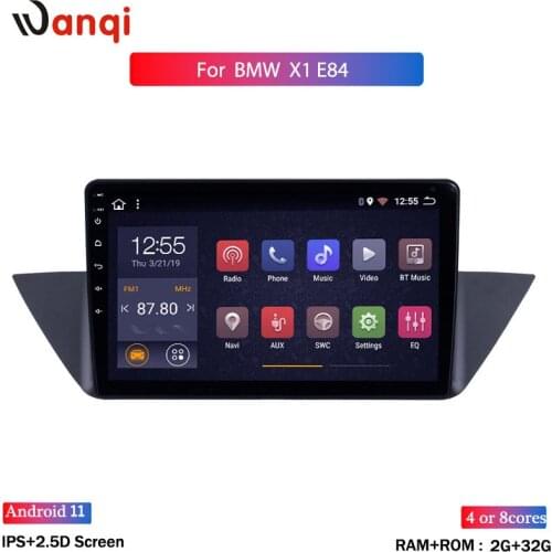Wanqi Android 8.1 10.1 inch Autoradio Car GPS navigation Unit Player for 2009 2010 2011 2012 2013 BMW X1 E84 Radio Mirror Link