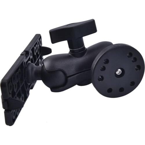 1 Pc 360 Degree Swivel Universal Marine Kayak Fish Finder Mount Plate GPS Supporter